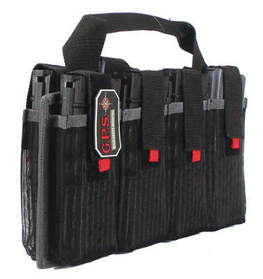 Soft Gun Cases G Outdoors Inc. GPS AR 8-MAGAZINE -MAGAZINE TOTE BLK • Model: 